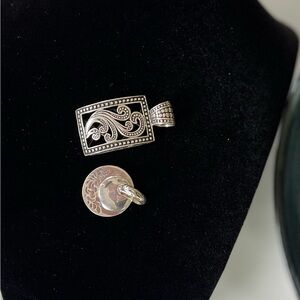 Elegant Silver Pendant Set